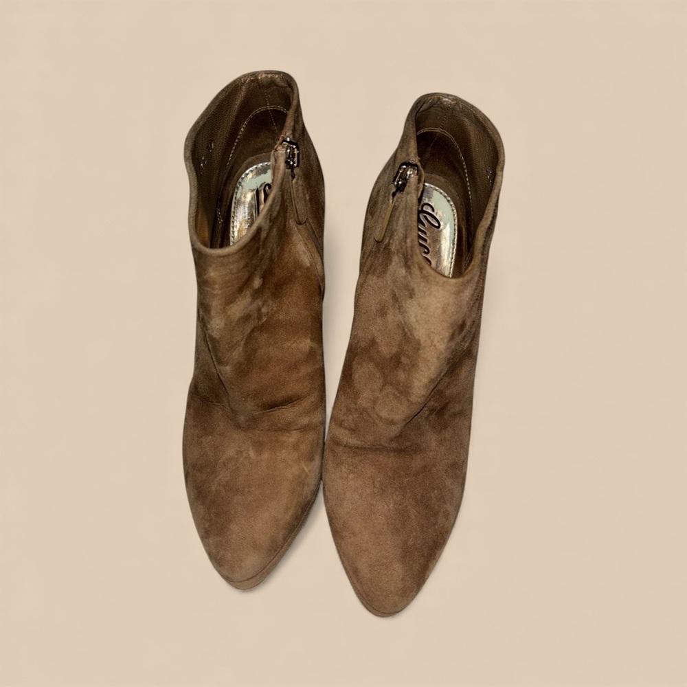 Gucci Tan Suede Ankle Boots - Picture 2 of 4